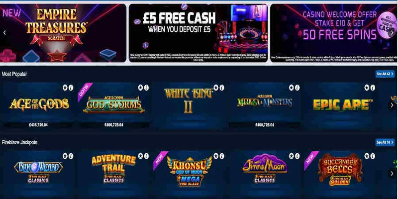Bet Fred Casino mobile bonuses