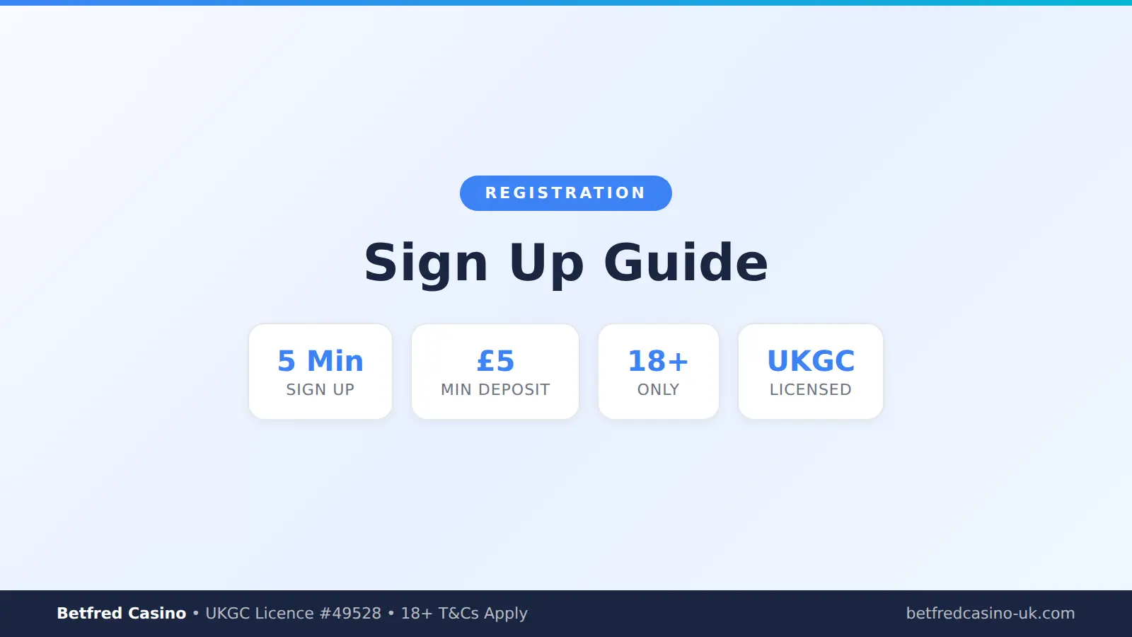 Betfred Casino registration process
